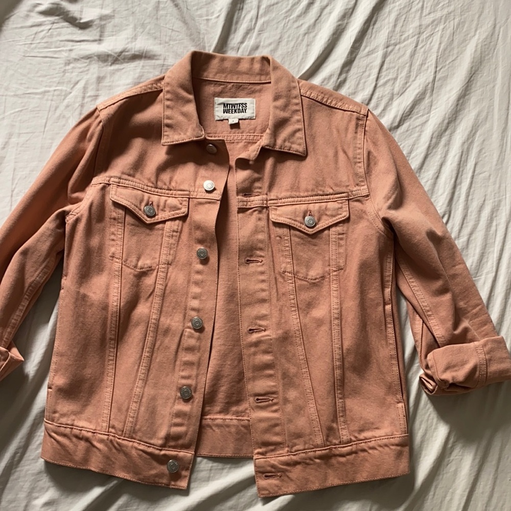 Salmon denim WEEKDAY denim jacket